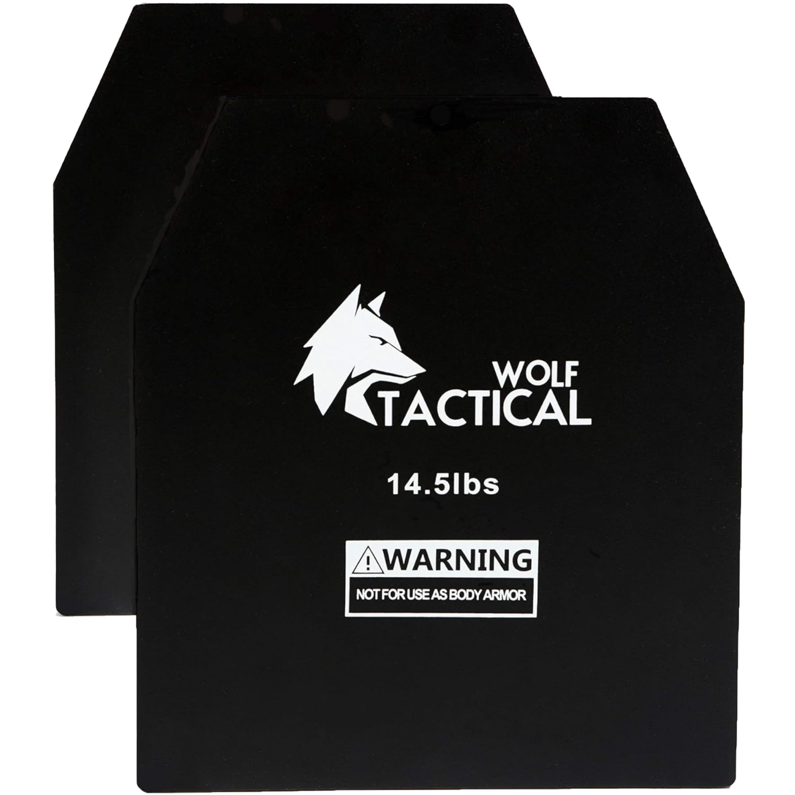 WOLF TACTICAL Weight Vest Plates - 5.75/8.75/14.5/19.75LB Pairs - WODs, Strength Training, Running, Heavy Workouts