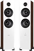 Vista 3 de Fluance RT85N Reference High Fidelity Vinyl Turntable (Walnut), PA10 Phono Preamp and Ai81 Powered Floorstanding Speakers (White Walnut), Nagaoka