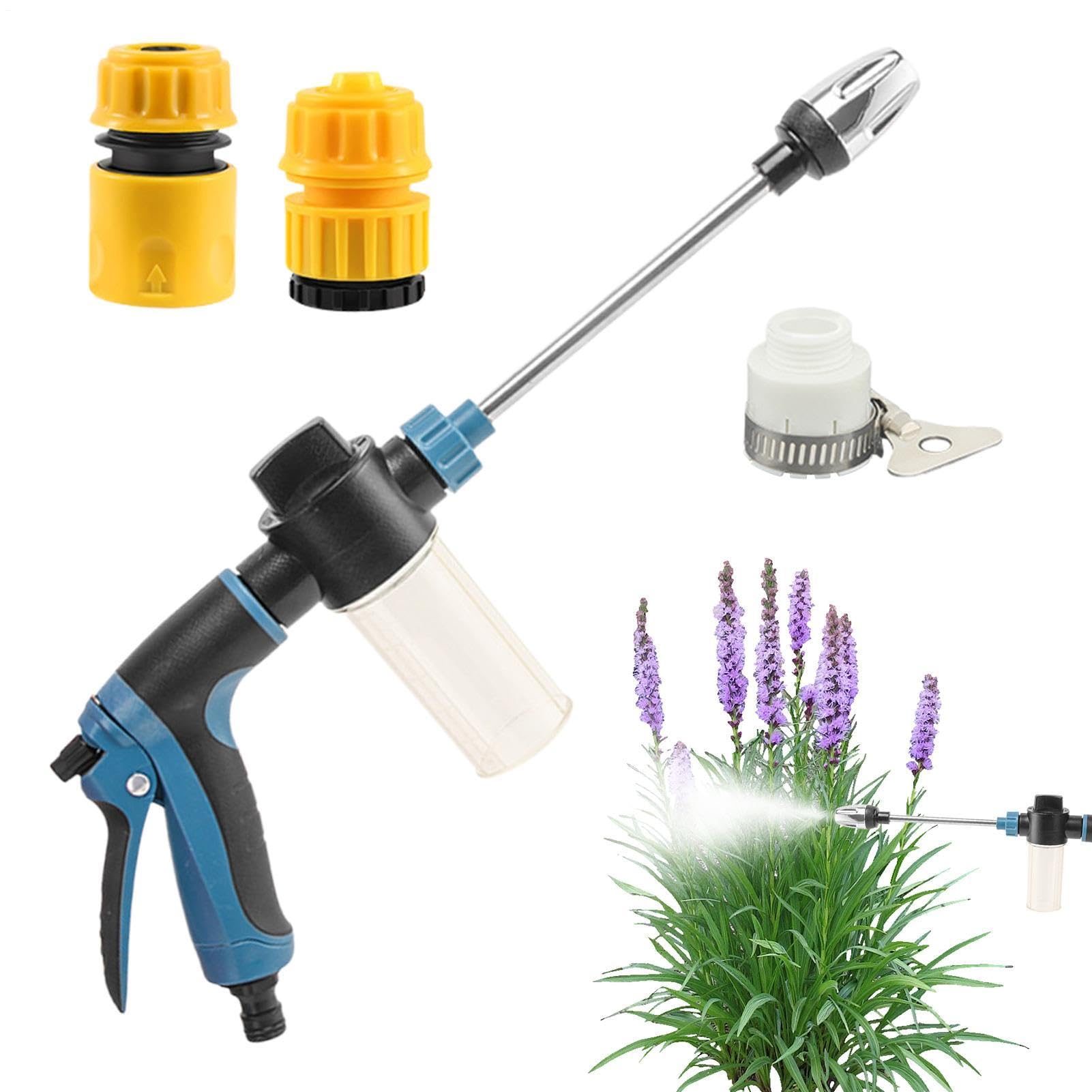Adjustable 3-Speed Power Washer, HydroBlast Compact Pressure Cleaner, 41x14cm Lightweight Handheld Sprayer, Industrial Grade Pump with Modern Style, Multi- Cleaning Tool for and Balcony