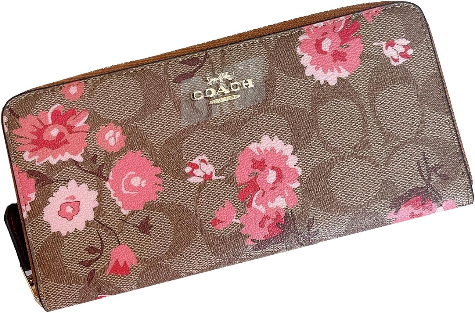 Amazon | [concoco] ラウンドファスナ―長財布 花柄