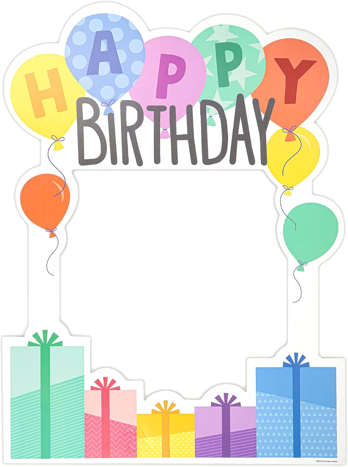 Happy Birthday Photo Booth Frame, 15 x 20 Inches