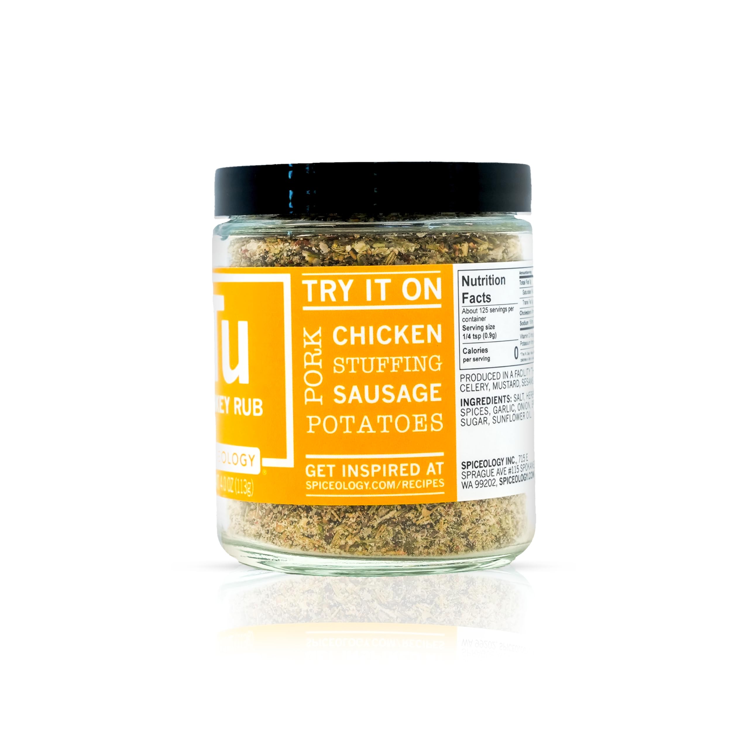 Spiceology Turkey BBQ Rub, 4-oz. - 10374