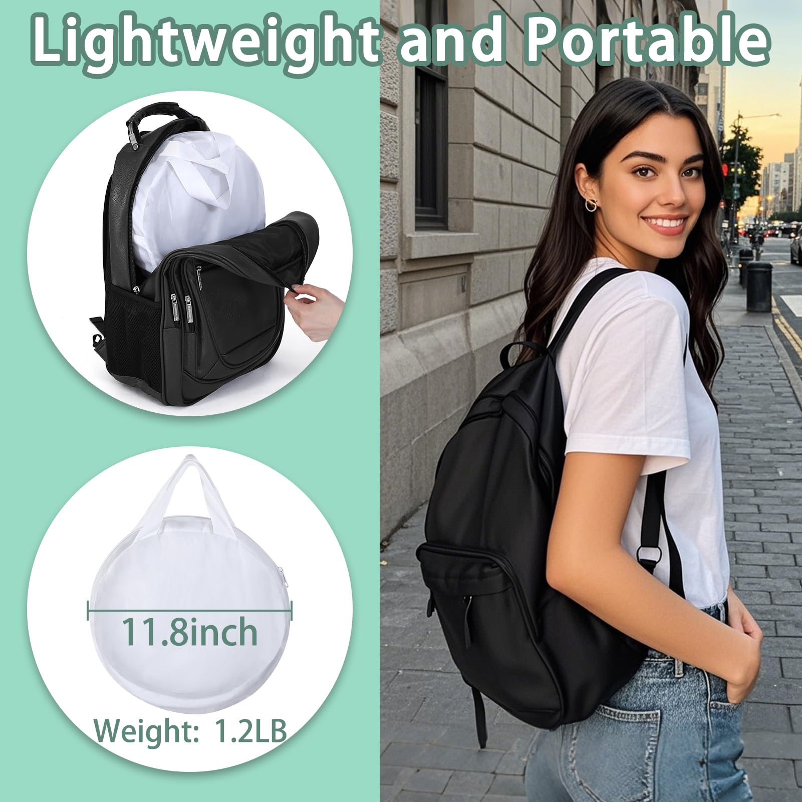 Mosquitera grande desplegable de 78.7 x 31.5 x 23.6 pulgadas, tienda de campaña portátil plegable, adecuada para dormitorio de bebé, uso al aire libre 4