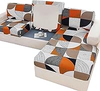 Vista 11 de Fundas de cojín para sofá seccional en forma de L, funda elástica para sofá con diván, protector de muebles para sala de estar, fundas elásticas #1
