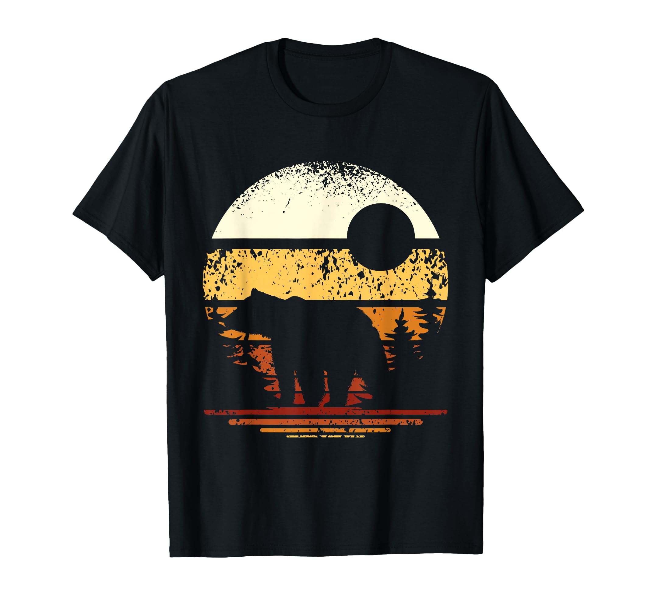 Retro Forest Bear T-Shirt