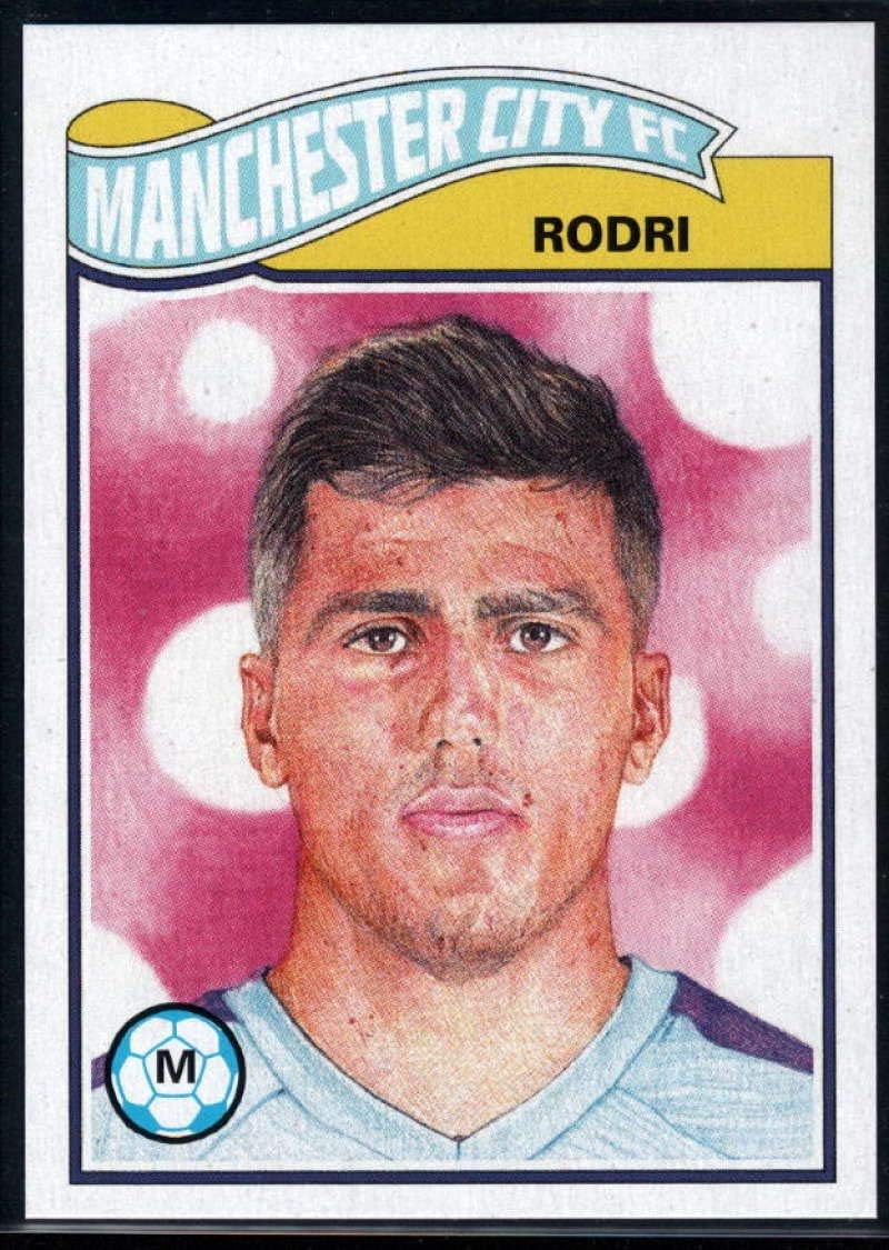 2020 Topps The UCL Living Set UEFA Champions League #121 Rodri Manchester City Official Soccer Futbol Trading Card LIMITED PRINT RUN