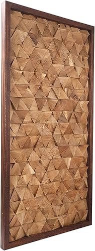 Miniatura 4 de CONSDAN Wood Wall Decor | USA Grown Hardwood, Rustic Wooden Wall Art, Home Decorations for Living Room and Bedroom Aesthetic, Framed and Ready to