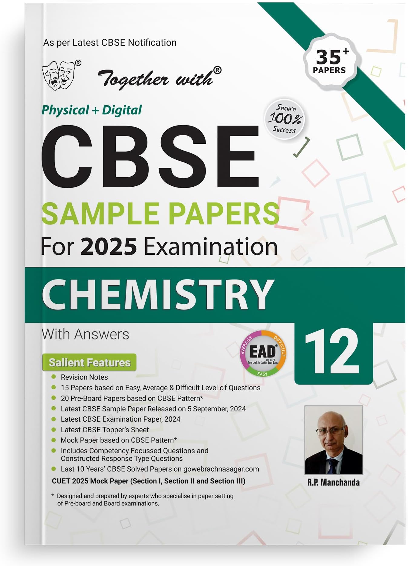 Together with CBSE EAD Sample Paper Class 12 Chemistry (Physical + Digital) for Board Exam 2025