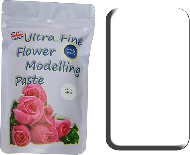 Simply Heaven 240g - 1920g White Sugar Florist, Gum Paste - Sugarcraft Floral Flower Modelling (1 x 240g)