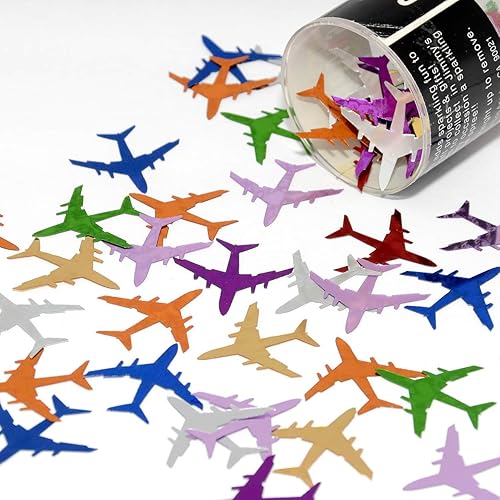 Confeti Avión Multicolores - Paquete al por menor #9401 QS0
