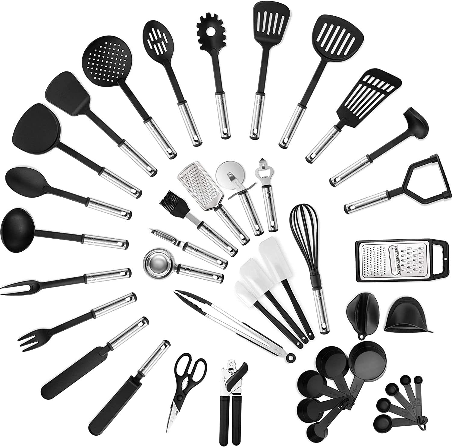 Klee Deluxe 42Piece HeatResistant Stainless Steel and