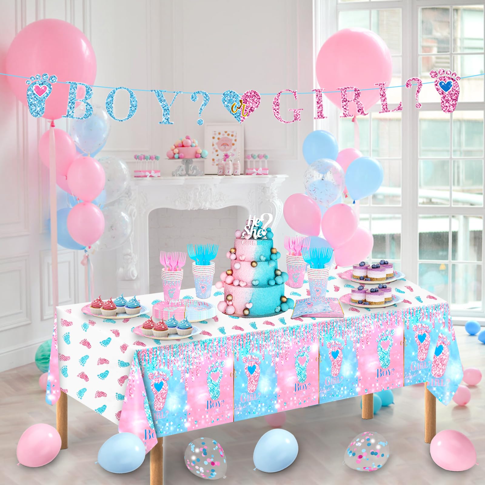 Gender Reveal Table Decorations An Intimate Holiday Party X Gender
