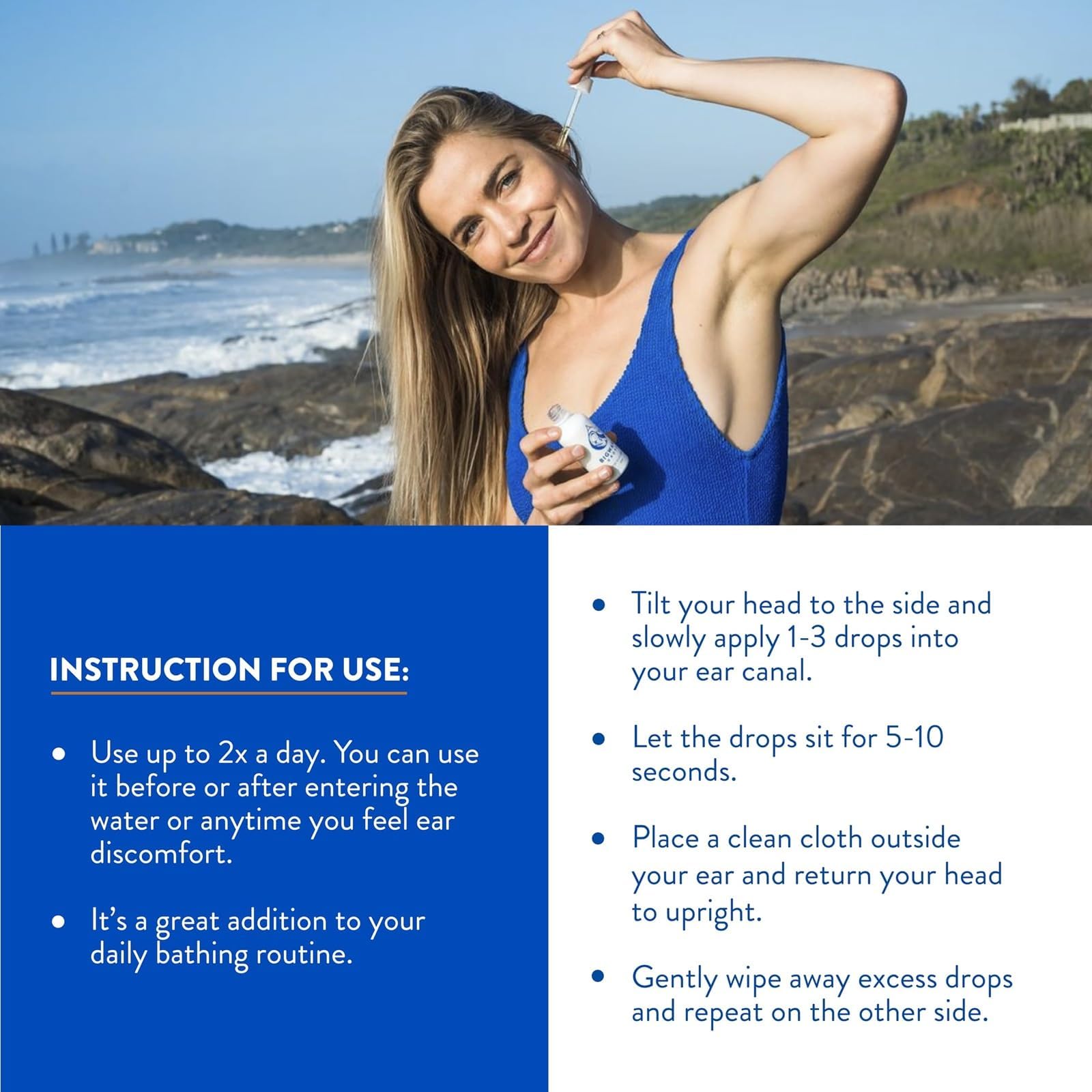 BigWave Drops - Ear Drops for Swimmer’s Ear Care, Clogged Ears & Discomfort — Amazon image 4