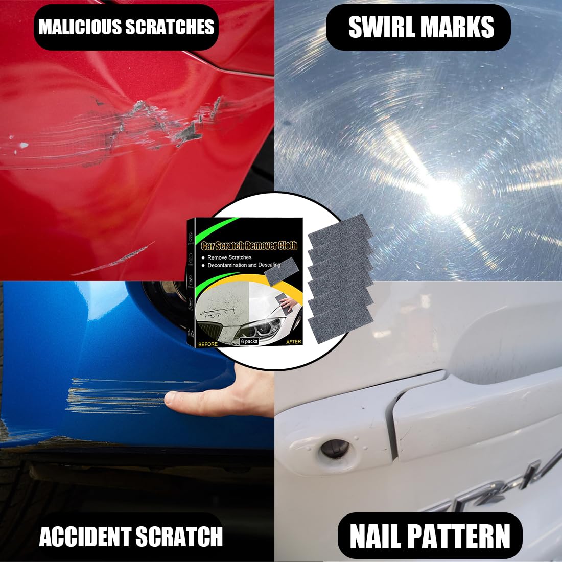 Nano auto krassen reparatiedoek - Gloed Mode Nano auto krassen reparatiedoek - Gloed Mode