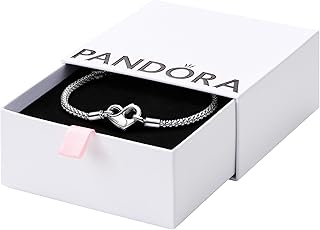 Pandora レディースチャームブレスレット 925シルバーリベットチェーン 592453C00