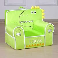 Vista 1 de DIBSIES Silla personalizada Creative Wonders para niños pequeños, de 1.5 a 4 años (dinosaurio)