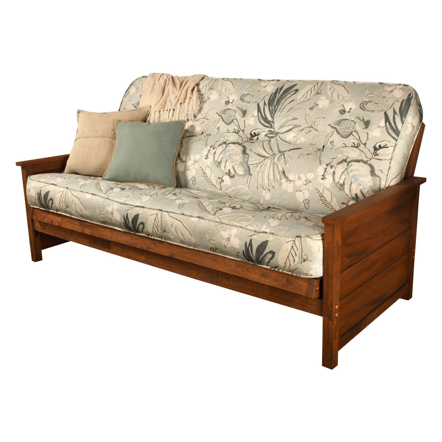 Futon Cover Only Luxury Tropical High End Fabric Collection Fits 6-8 inch Futon Mattress Full Size (Rain Forest)