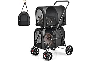 Double Pet Stroller for Strolling Your Furry Friends