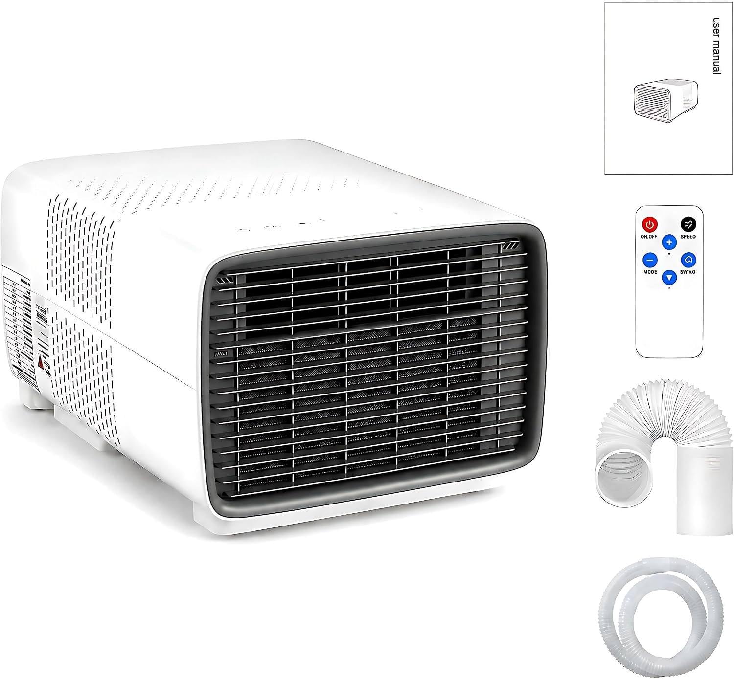 FJYAWEN Portable Air Conditioner 2700 Btu with Compressor,