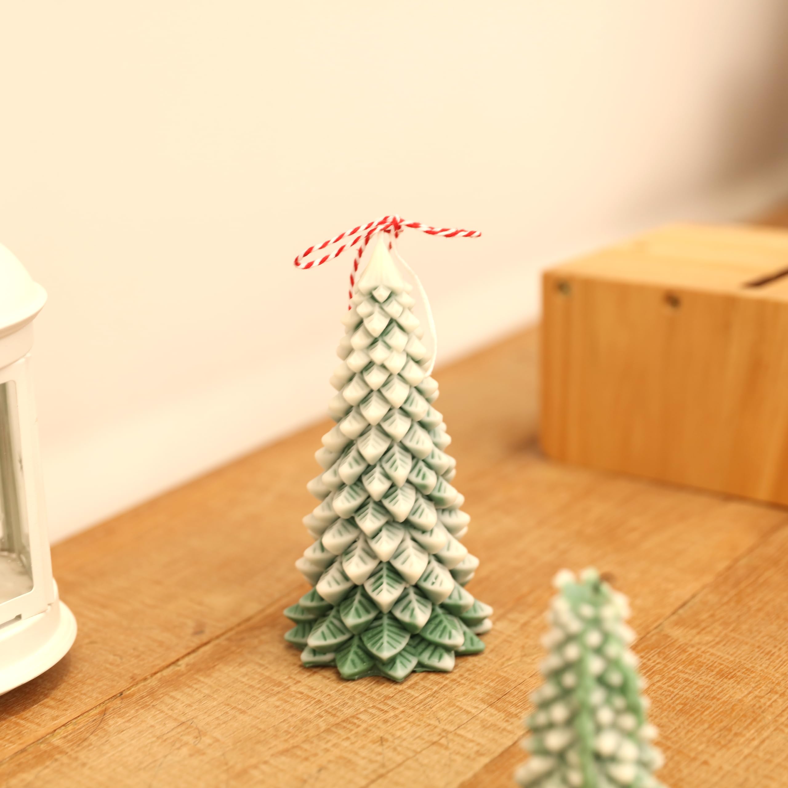 BOOWAN NICOLE Kerzenform Silikon Kerzenform Weihnachtsbaum und Dekoration (LZ0649-3)