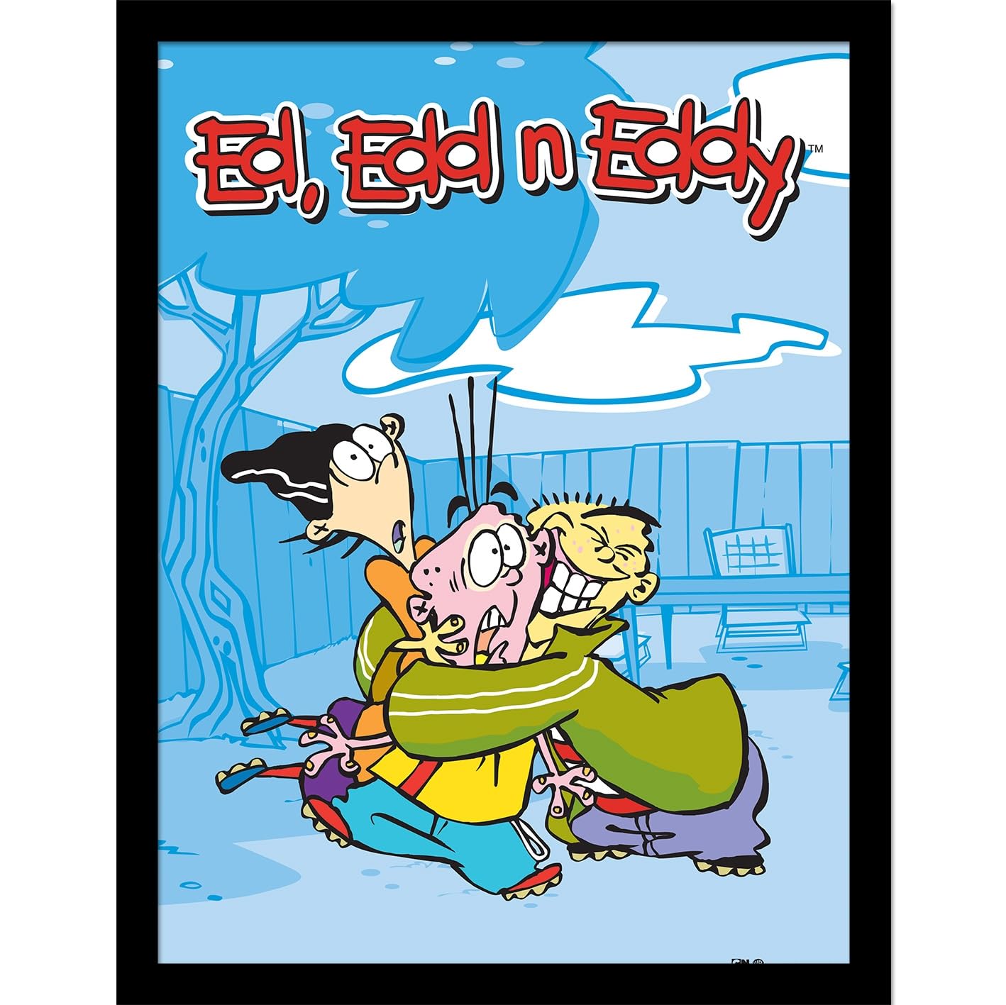 Pyramid International Ed,Edd N' Eddy Collector Print (Framed) – Collector Print Poster (Framed) – Wall Art for Fans – Official Merchandise – One Size