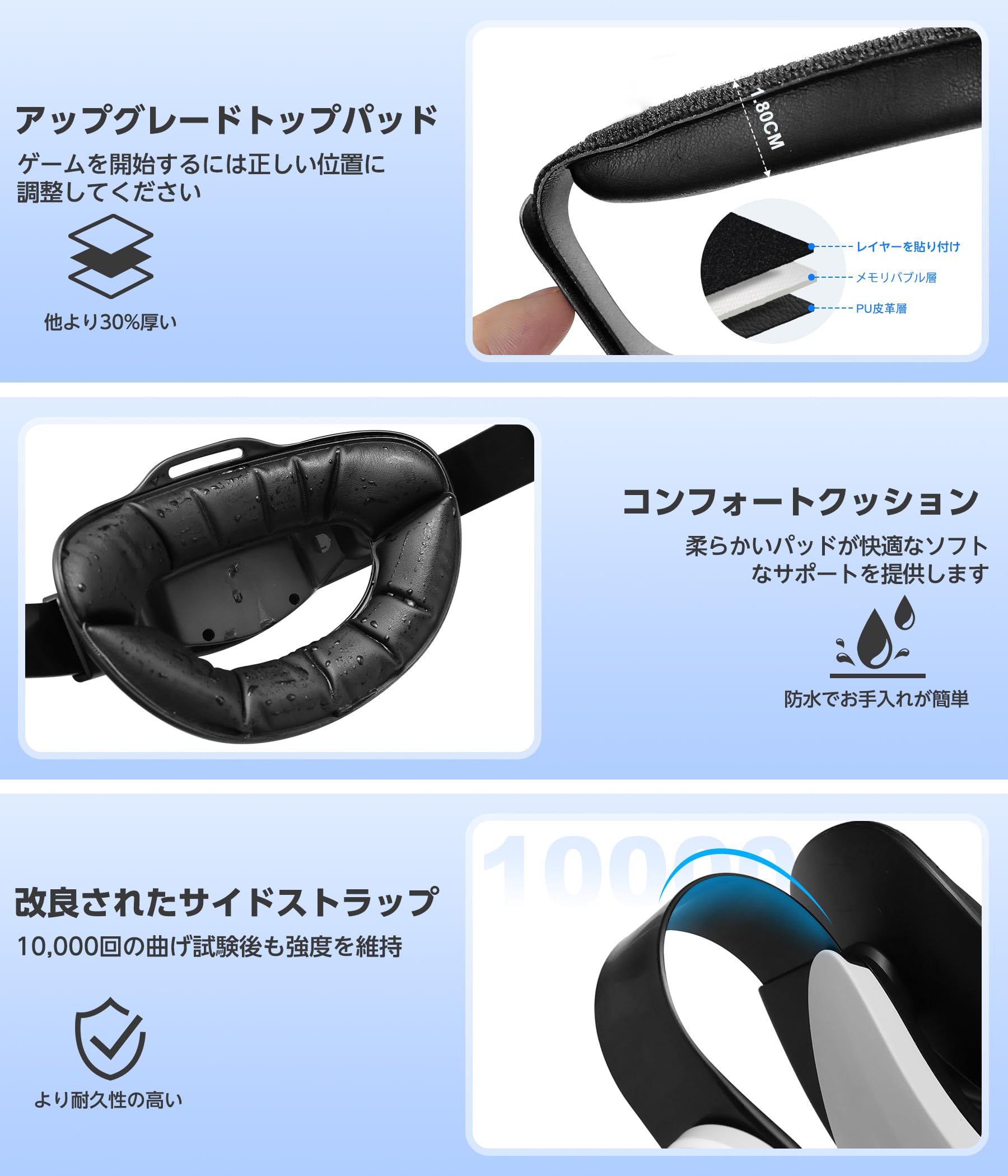  Quest 3S＋おまけ（ヘッドバンドストラップ2種） Amazon | [Iesooy] Quest 3/Quest 3S交換用ストラップ 充電機能