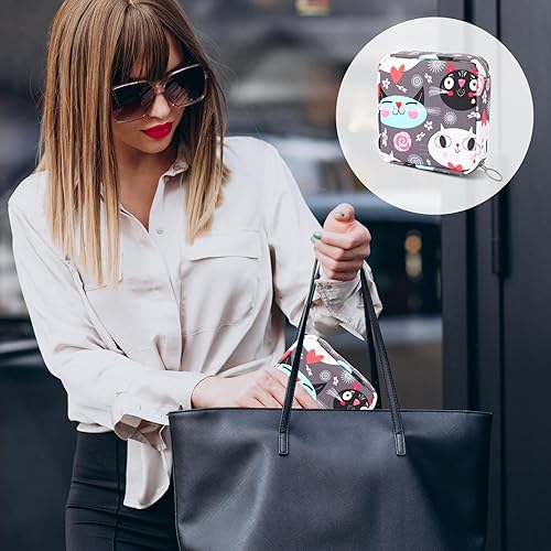 Miniatura 4 de Bolsas de período para adolescentes, bolsa de período, bolsa de almacenamiento de almohadilla sanitaria, bolsas de período para adolescentes y
