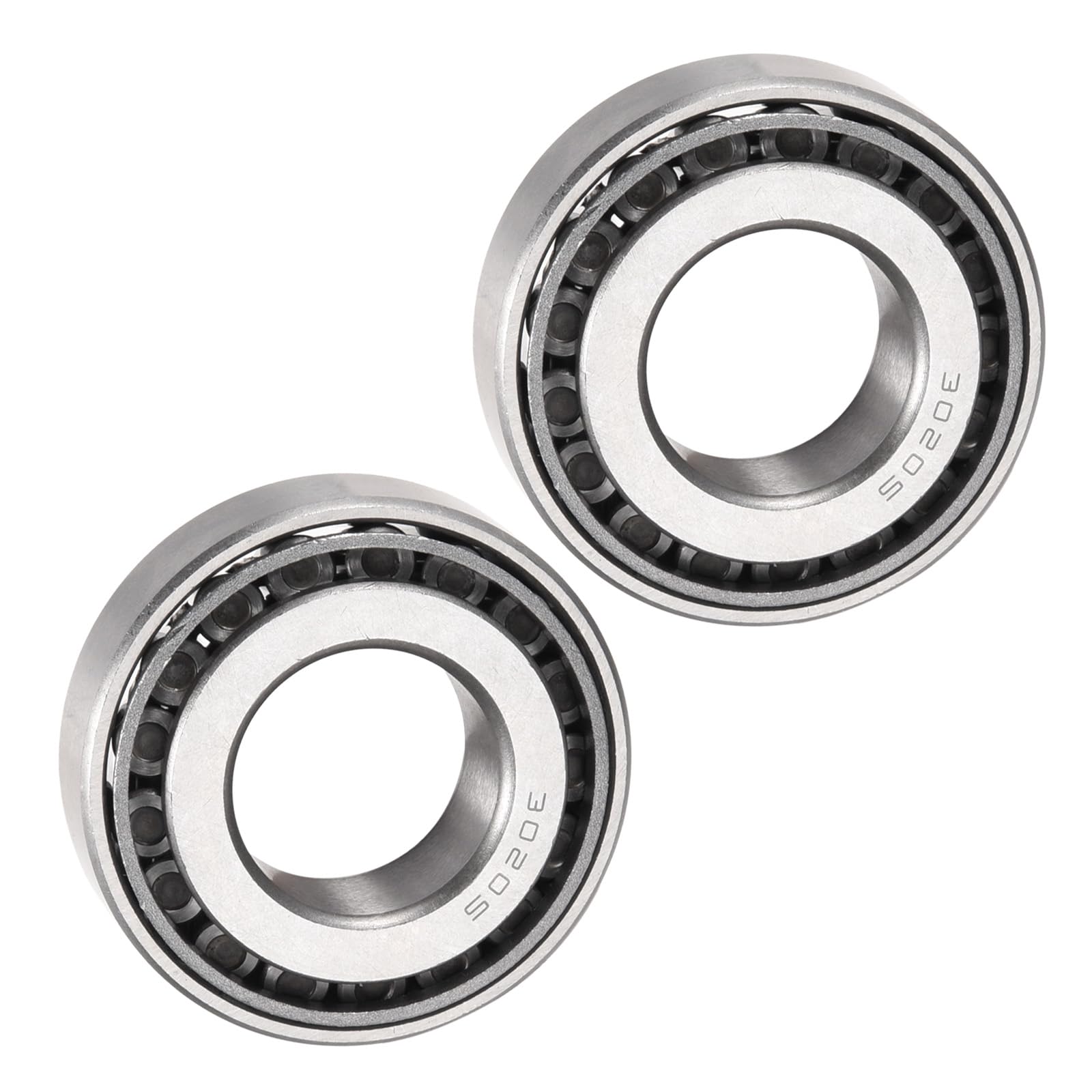 2Pcs Roulement à Rouleaux Coniques 30205 - [25mm X 52mm X 15mm] Ensemble De Cône Et De Cuvette En Acier Chromé Pour Utilisation Dans Les Systèmes De Convoyage