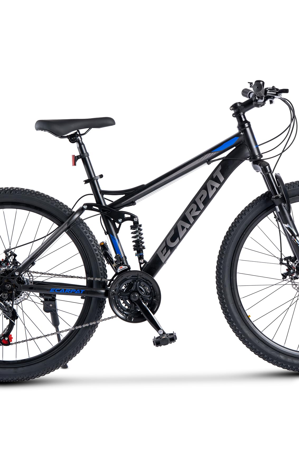 mountainbike 150 cm kozamas 24 Zoll Fully für Jugendliche 130-150cm | 21 Gang Schaltung & Scheibenbremsen | Full-Suspension MTB Fahrrad Color:Sandstone with Silver Mirror Lens Fahrradsattel online kaufen | Custom Transmission Swap