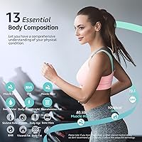 Vista 5 de Posture Scale for Body Weight, Digital Bathroom Smart Scale, 13 Body Composition Analyzer Sync Weight Scale BMI Health Monitor Sync Apps 400lbs