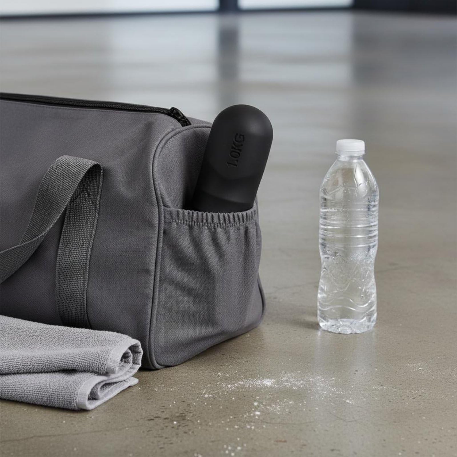 Mancuerna de Entrenamiento Fitness Pesas de Mano Hierro Fundido Silicona Antideslizante Diseño Cómodo y Compacto para Fuerza y Tonificación Adecuada para Hombres y Mujeres en