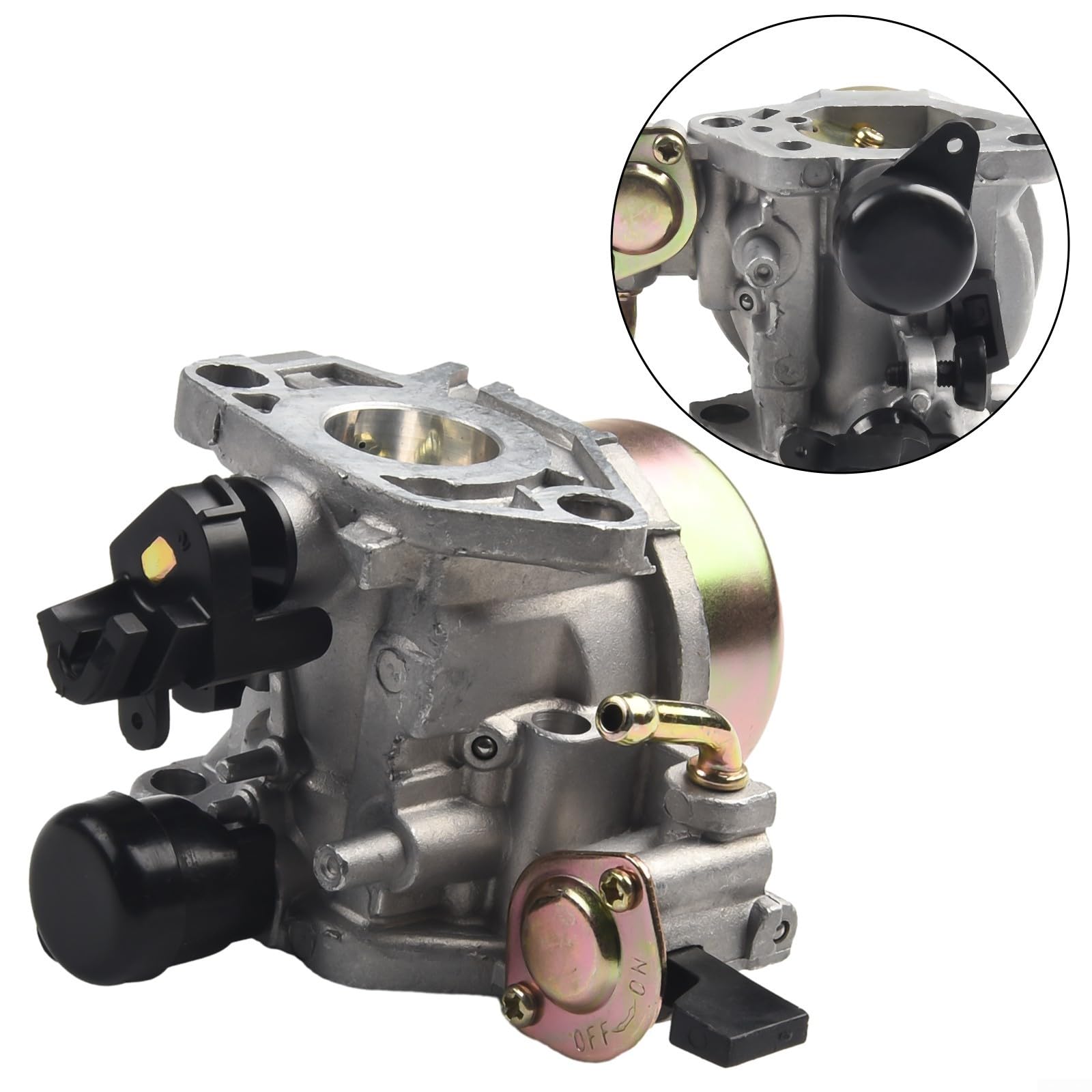Carburetor Replacement Kit For Honda H1011 Lawn Tractor – Includes Gaskets & Fuel Line, Fits 16100-ZE9-L03
