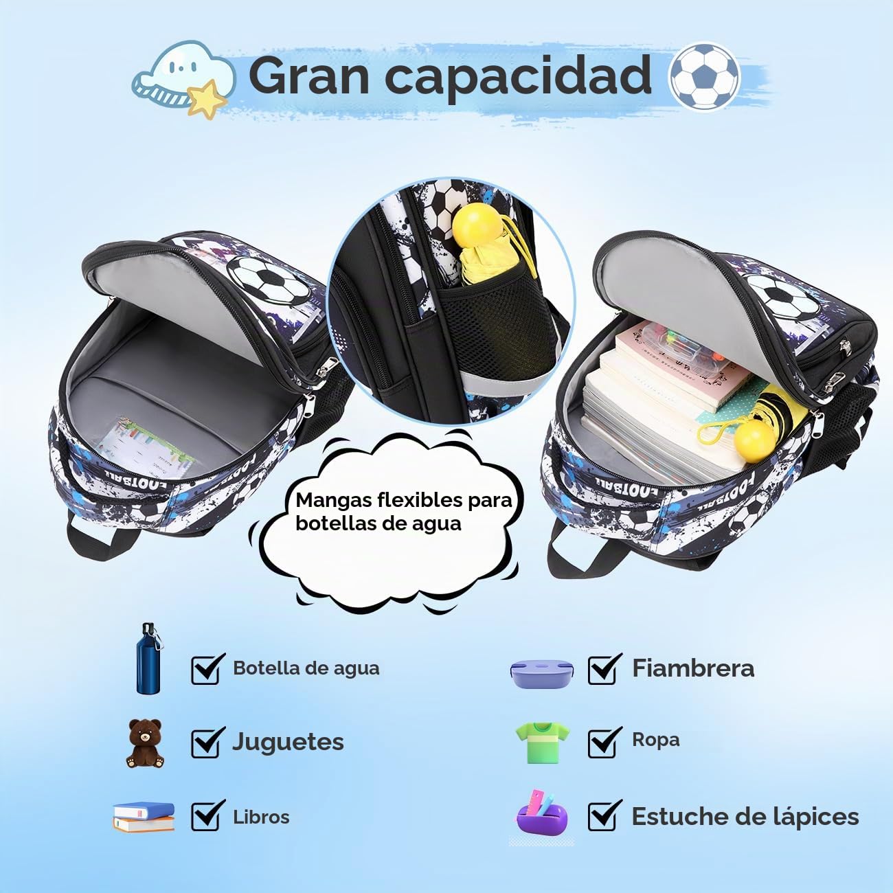 Cusangel Bonita Mochila Para niños,15.5 pulgadas,Divertida Sirena Arco Iris Kawaii,Primaria,Preescolar,Guardería,Escuela,Para 8, 9, 10, 11, 12 Años