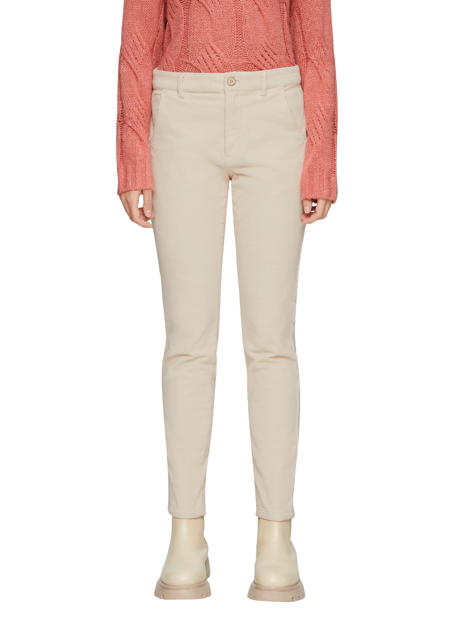 s.Oliver Schmal geschnittene Cordhose