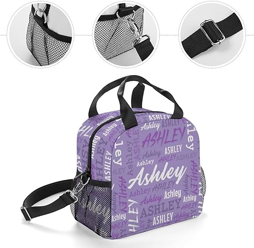 Miniatura 4 de Bolsa de almuerzo personalizada con nombre, poliéster, color 4, unisex