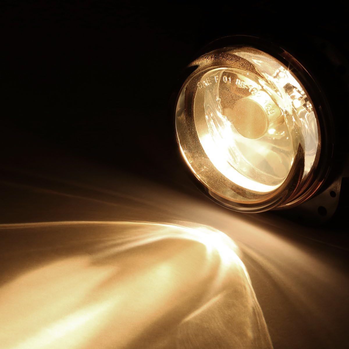 DNA MOTORING FL-ZTL-219-SM Assembly Fog Light Driver & Passenger Side Enhance visibility [Compatible with 02-05 Mitsubishi Eclipse / 04-08 Galant]