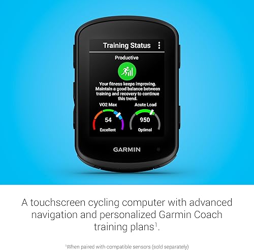 Miniatura 3 de Garmin Edge 840, computadora de ciclismo GPS compacta con pantalla táctil y botones, entrenamiento adaptativo específico, navegación avanzada y más