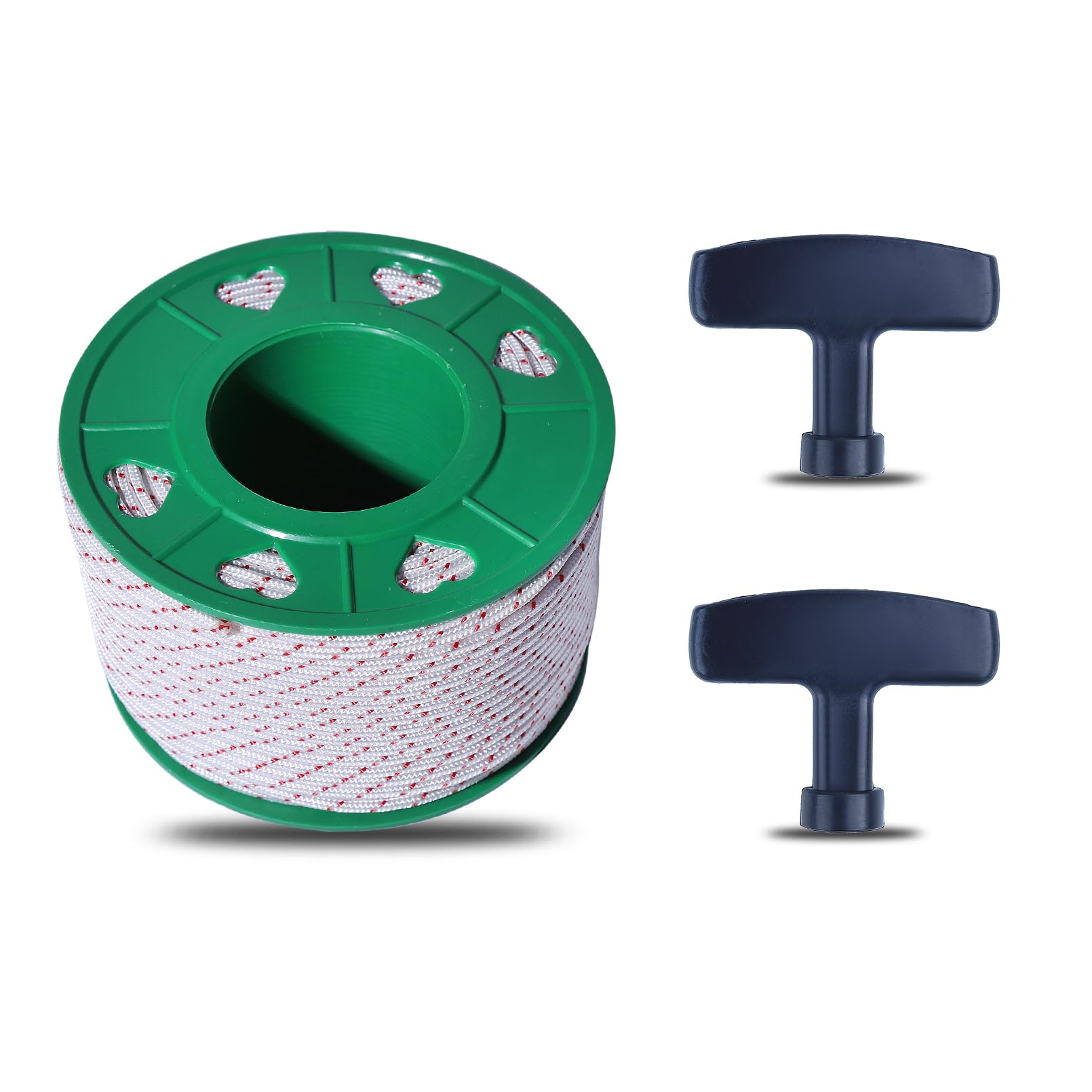 Corde de lanceur pour tondeuses, tronçonneuses, coupe-bordures, débroussailleuses et pièces moteur Craftsman, Husqvarna, Stihl et Honda, avec Poignées de tirage