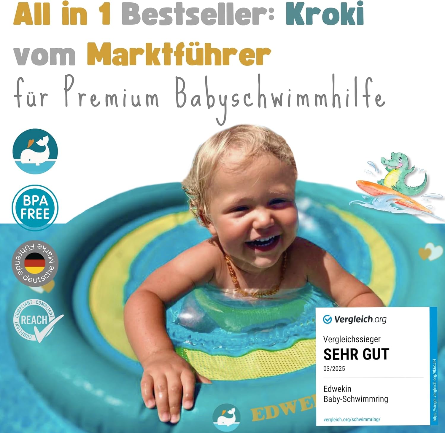 Plávacie koleso Kroki pri používaní