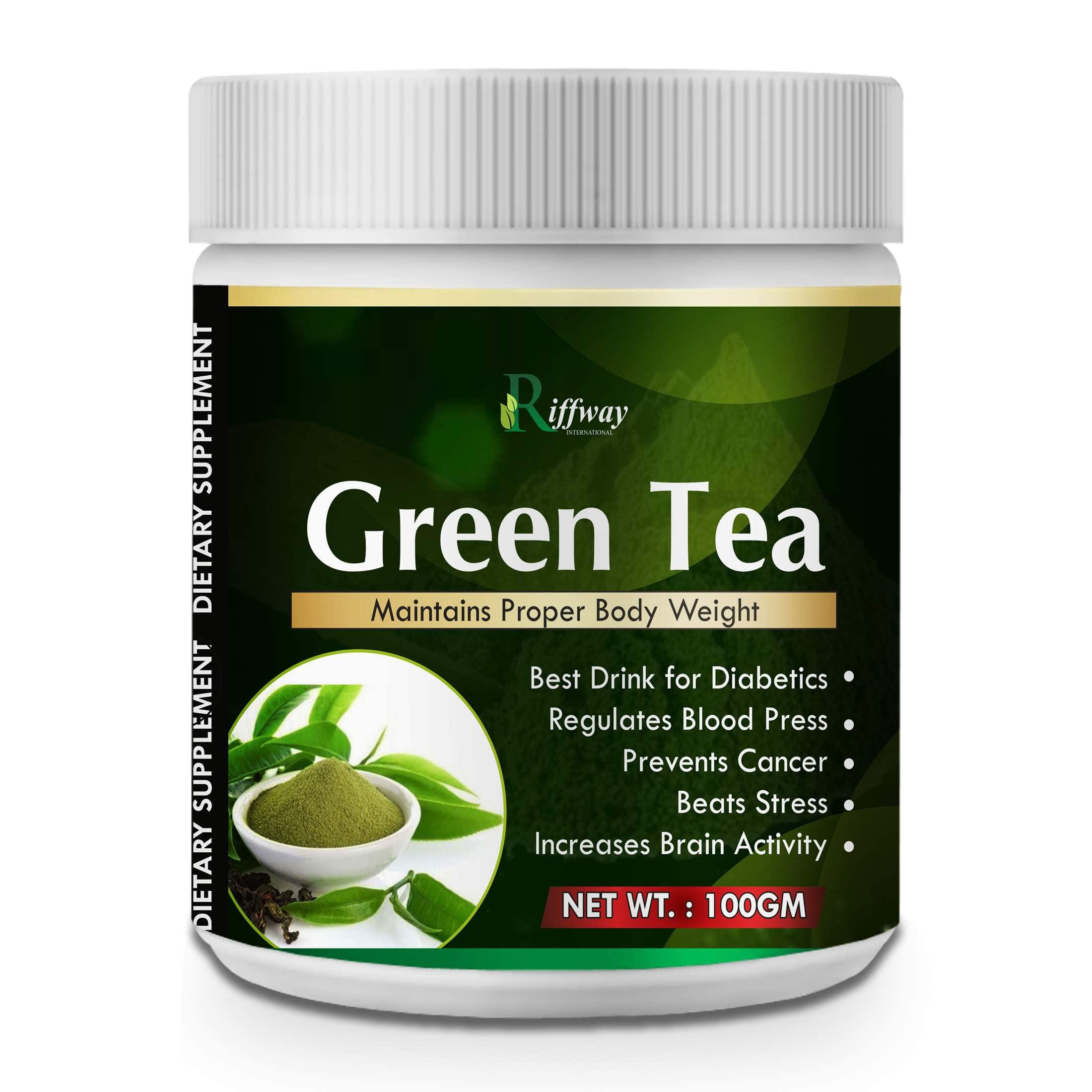 Green Tea Powder II Boost Metabolism And Promote a Heart Health I Pack of 1-100 Gm)