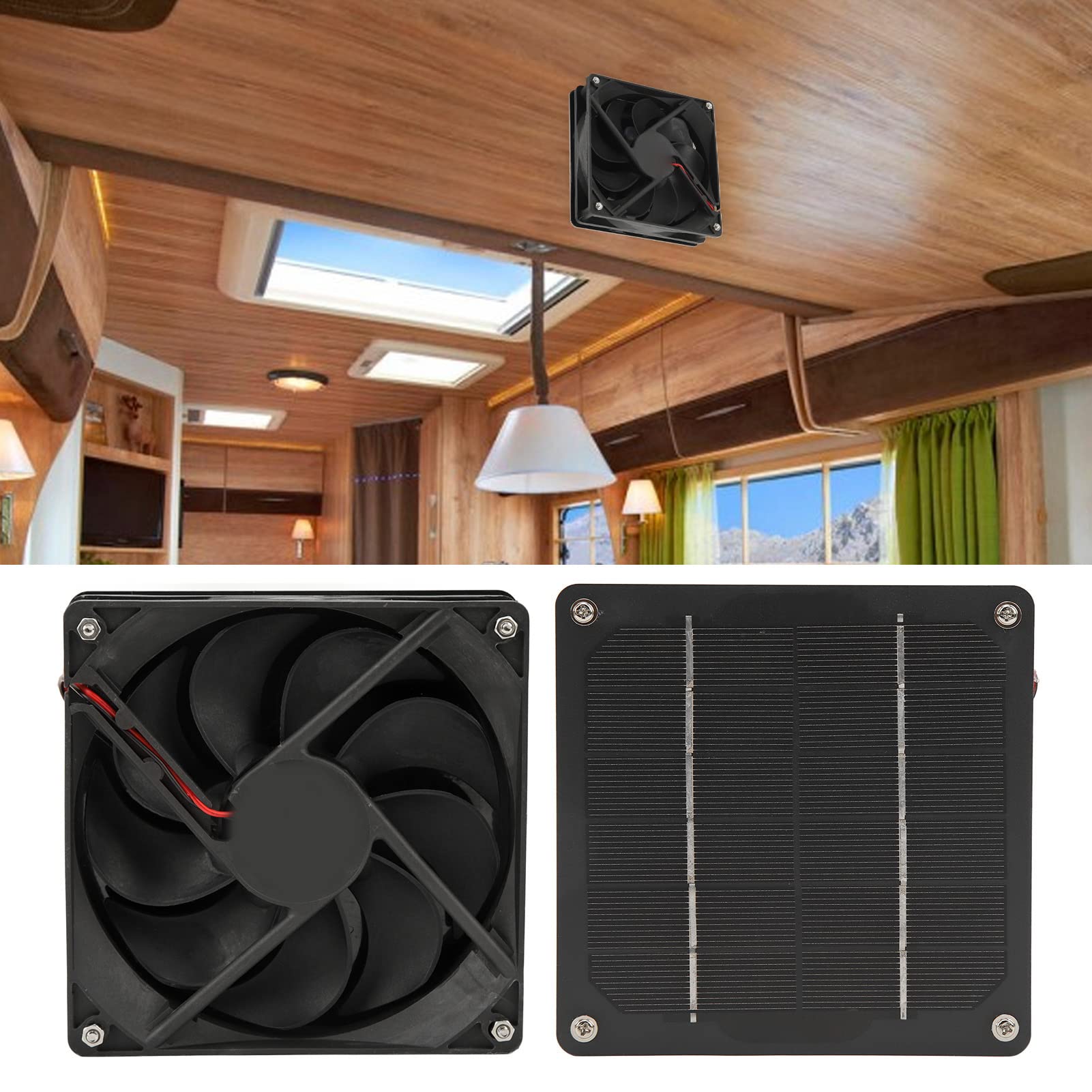 5 Watt 12 Volt Solarlüfter Solar Lüfter Ventilator