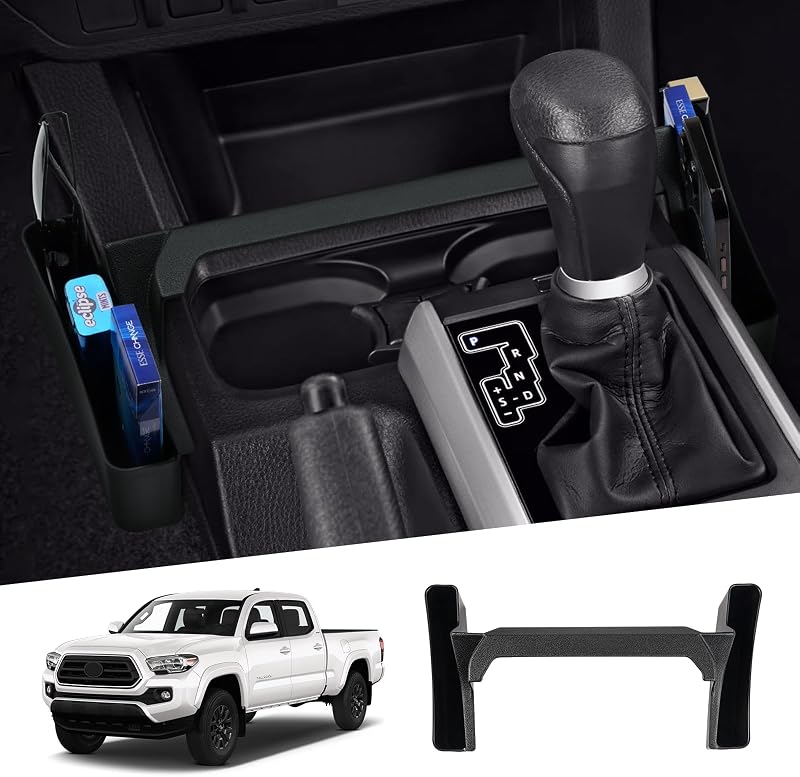 Organizador do Câmbio Autorder para Toyota Tacoma 2016–2023 – Bandeja com Tapete Antiderrapante