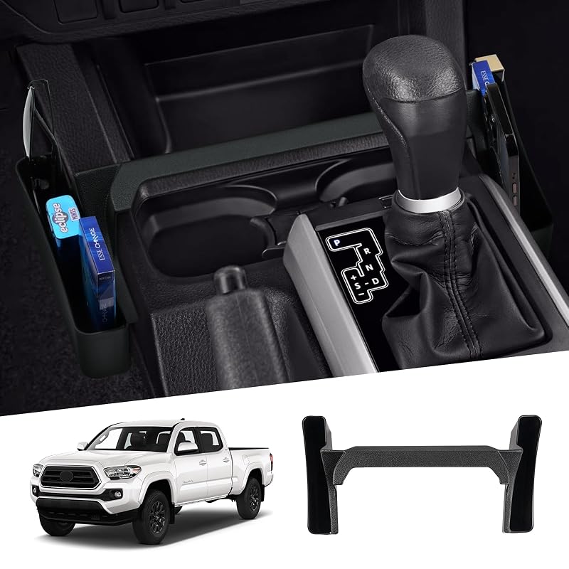 Bandeja Organizadora para Console e Câmbio Autorder para Toyota Tacoma 2016 a 2023 com Tapete Antiderrapante