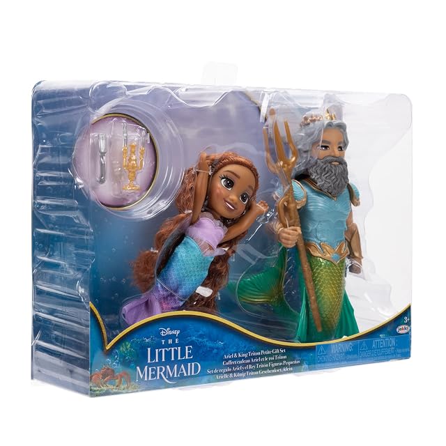 Foto 4 de 5 de Disney La Sirenita - Set de Regalo Ariel y Tritón de 15 centímetros de Altura
