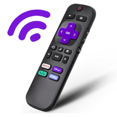 Replacement Remote Control for Roku TV – Compatible with ALL RokuTV Devices and Smart TVs