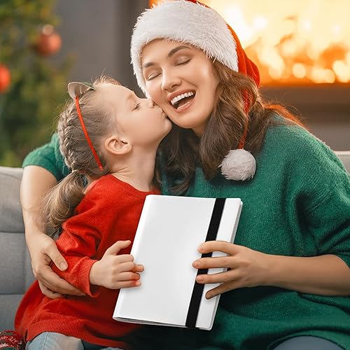 Miniatura 8 de GEAoffice Carpeta de tarjetas pequeñas Carpeta de álbum de colección de tarjetas coleccionables de 4 bolsillos Carpeta de bolsillo de carga