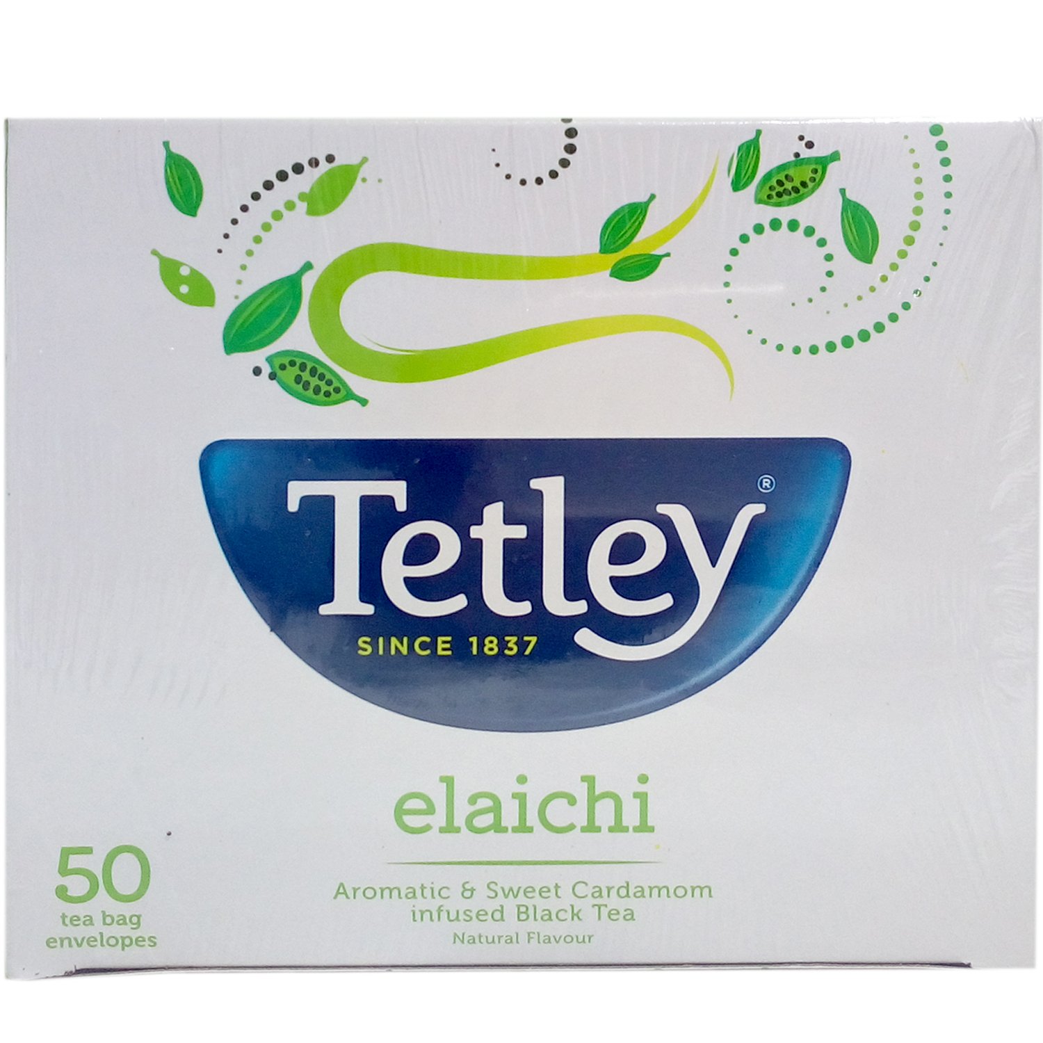 Tetley Elaichi Black Tea - Natural, 50 Pieces Carton (B072VFS3KW) Amazon Price History, Amazon Price Tracker
