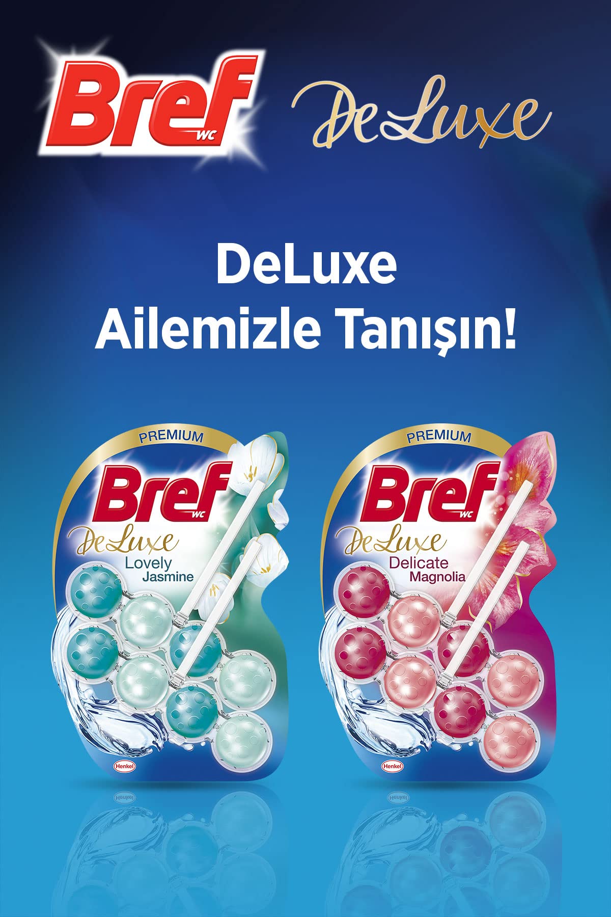 Bref WC DeLuxe Manolya Premium Klozet Temizleme Topları 1 x 1 Adet, Manolya 1