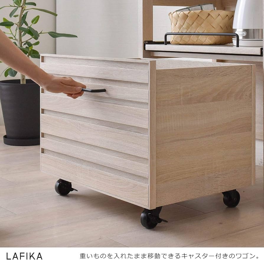 Amazon｜SATO(佐藤産業) レンジボード オークホワイト 幅60cm 奥行40cm