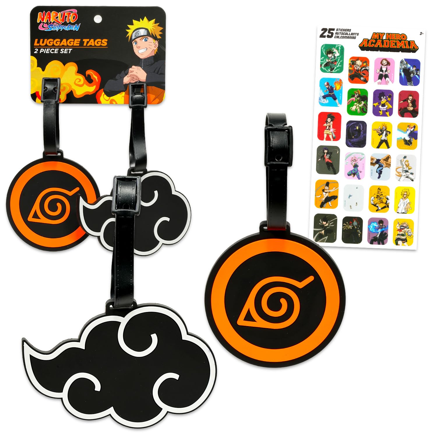 Amazon.com | Naruto Luggage Tag Gift Set - Bundle with 4